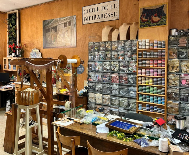 foto di una bottega veneziana